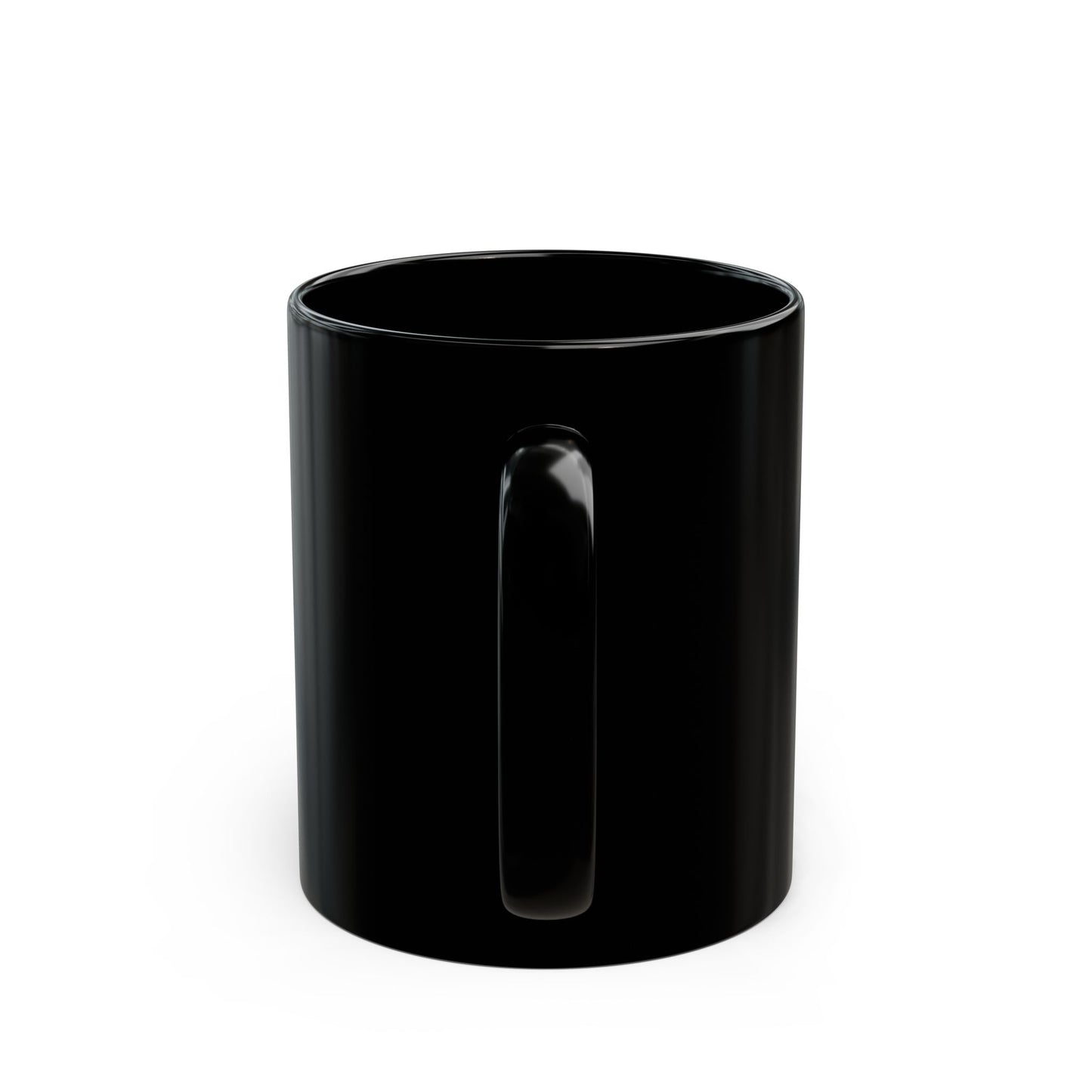 Black Mug (11oz, 15oz) - "What goes best with a cup of coffee, another cup"