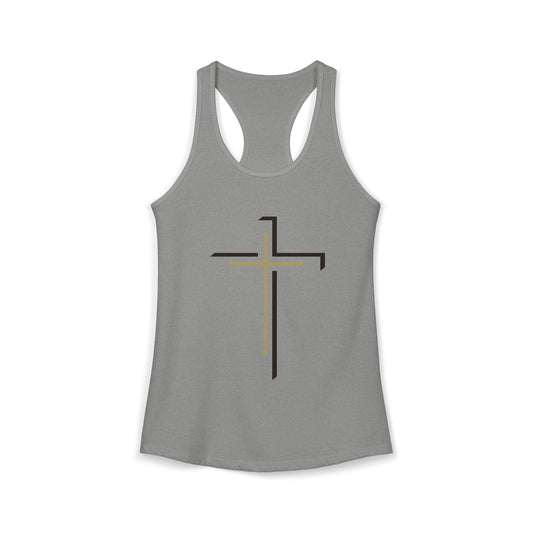 Women's Ideal Racerback Tank - "Faith Over Fear"