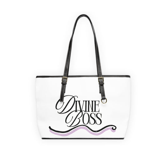 PU Leather Shoulder Bag - Divine Boss / Led By Faith