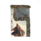 Woven Blanket — Jesus Praying with Girl Tapestry Throw