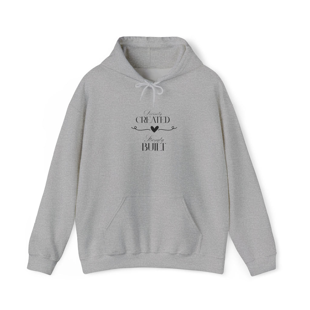 Comfy warm vintage inspired unisex hoodie with kangaroo pocket