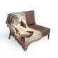 Woven Blanket — Jesus Praying with Girl Tapestry Throw