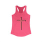 Women's Ideal Racerback Tank - "Faith Over Fear"