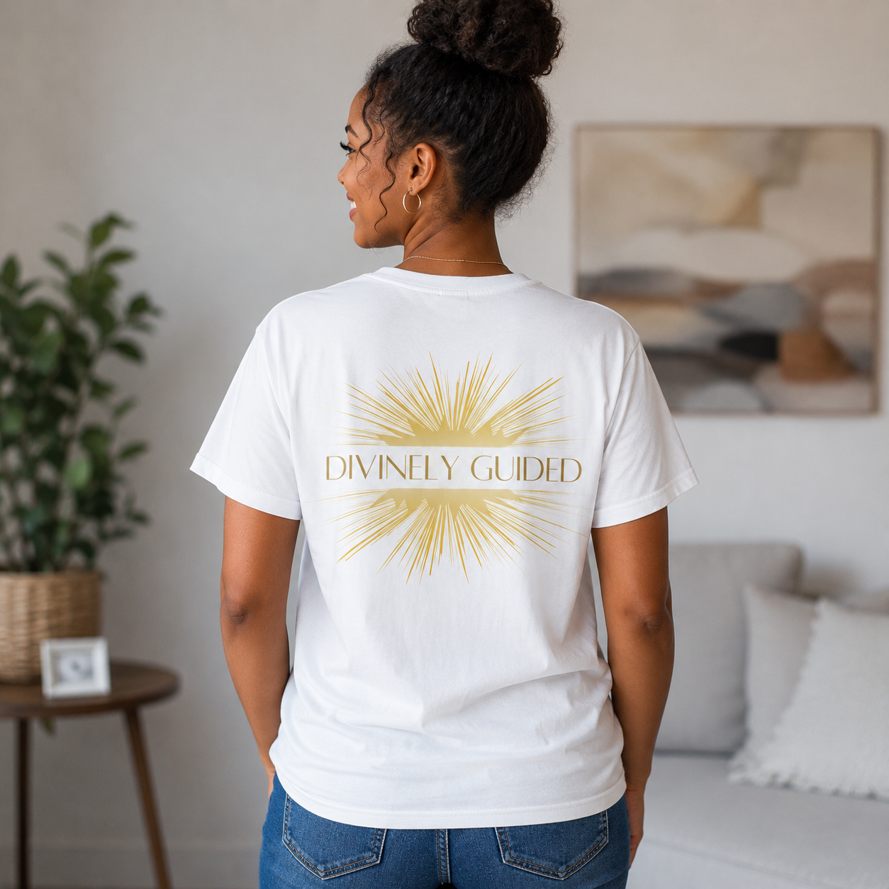 Divinely Guided Faith Tee - ‘God’s Plan Is Unfolding, Even When You Cannot See The Next Step’