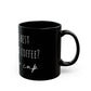 Black Mug (11oz, 15oz) - "What goes best with a cup of coffee, another cup"