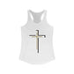 Women's Ideal Racerback Tank - "Faith Over Fear"