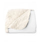 Faith Cross Sherpa Blanket – "Jesus Loves You" Floral Christian Throw