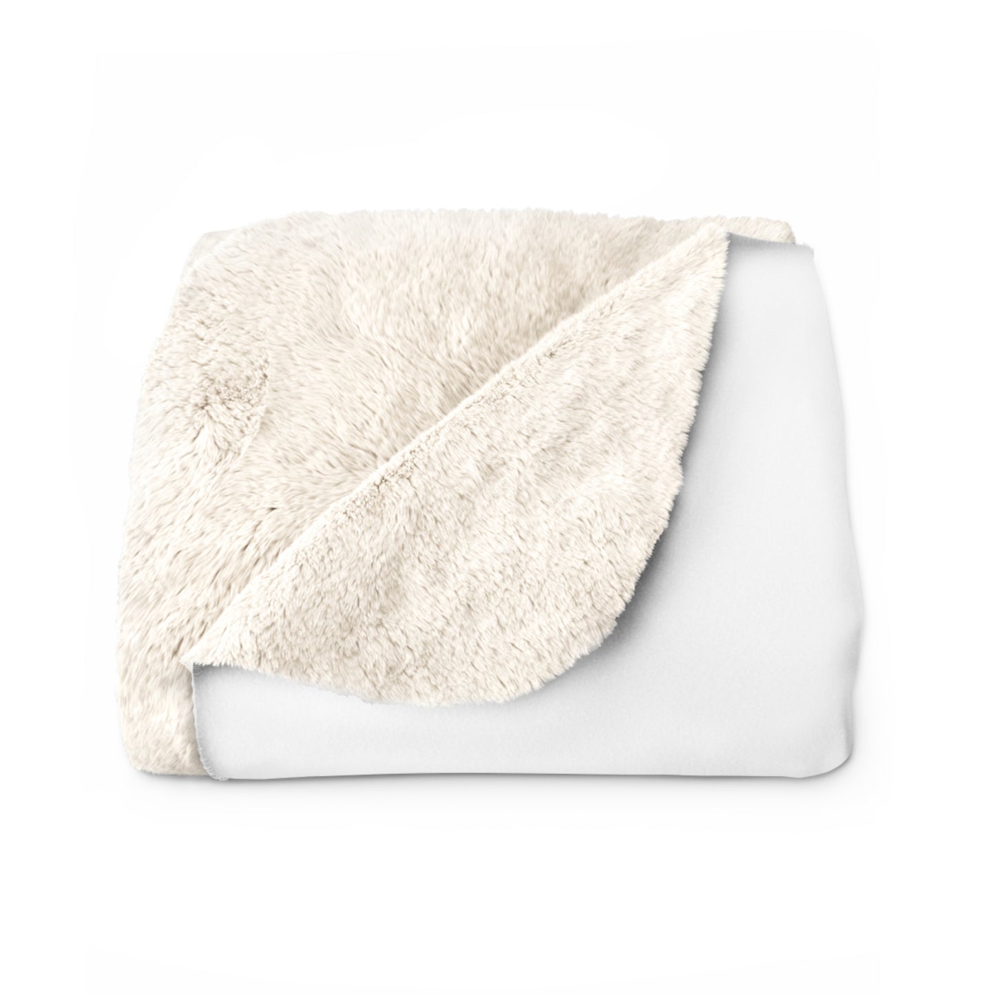 Faith Cross Sherpa Blanket – "Jesus Loves You" Floral Christian Throw