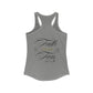 Women's Ideal Racerback Tank - "Faith Over Fear"
