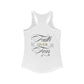 Women's Ideal Racerback Tank - "Faith Over Fear"