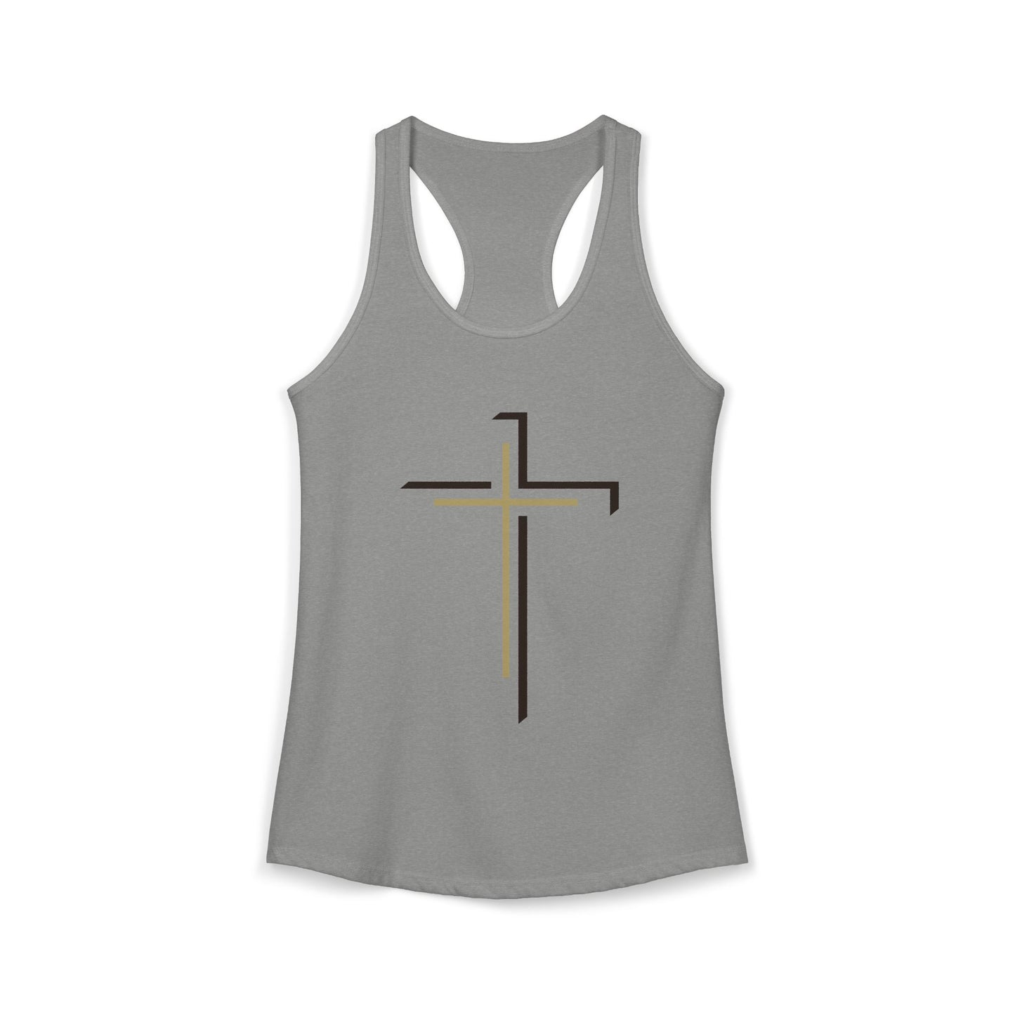 Women's Ideal Racerback Tank - "Faith Over Fear"
