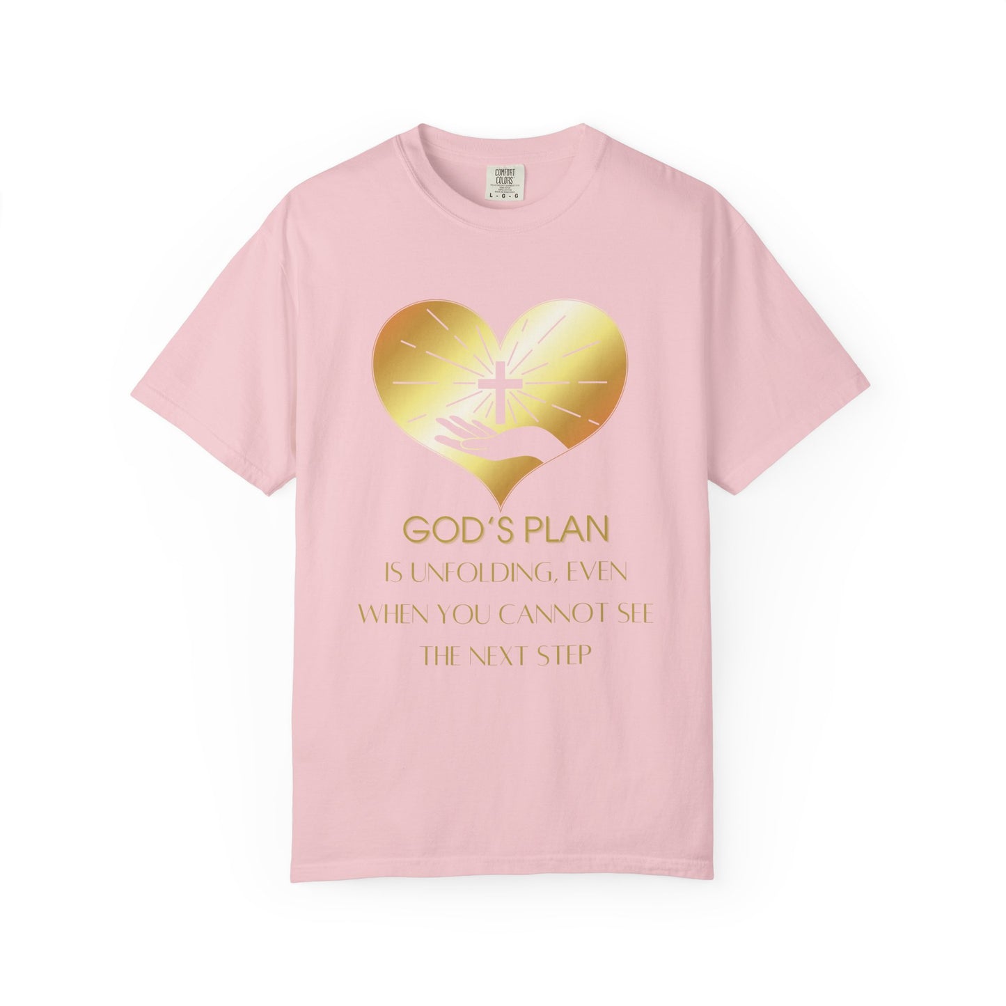 Divinely Guided Faith Tee - ‘God’s Plan Is Unfolding, Even When You Cannot See The Next Step’