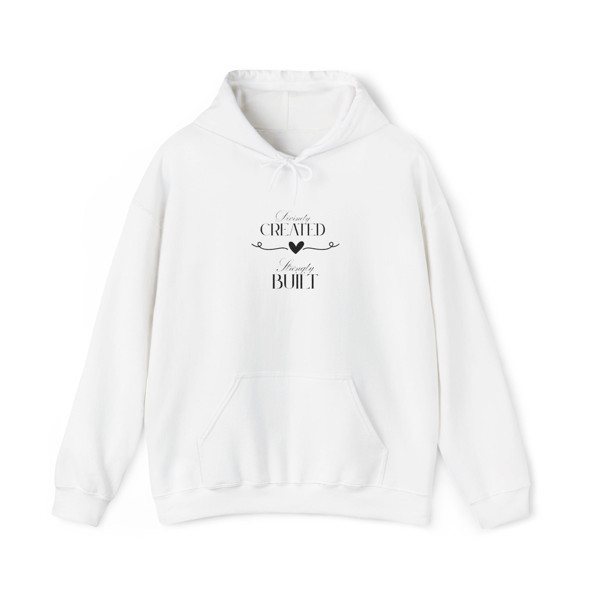 Comfy warm vintage inspired unisex hoodie with kangaroo pocket